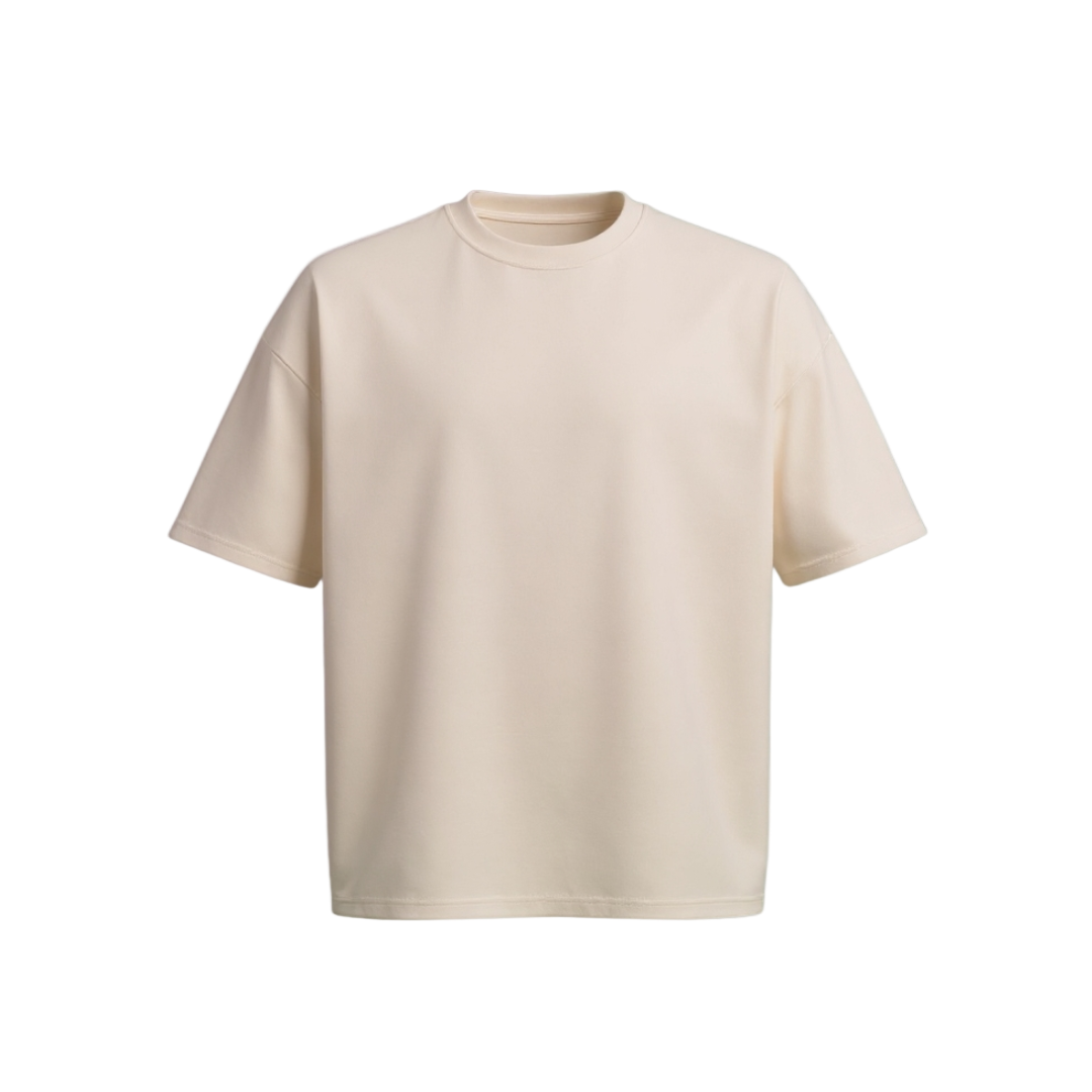 Oversized T-shirt - Beige