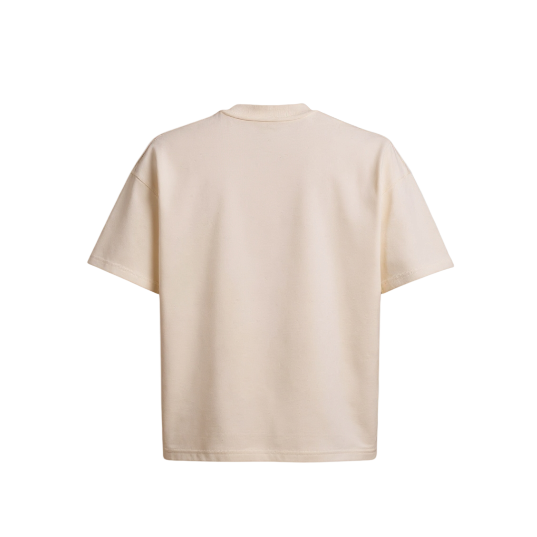 Oversized T-shirt - Beige