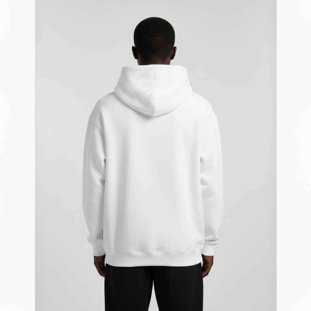 Dropshoulder Hoodie - White