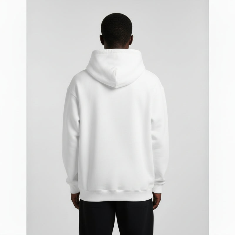 Dropshoulder Hoodie - White