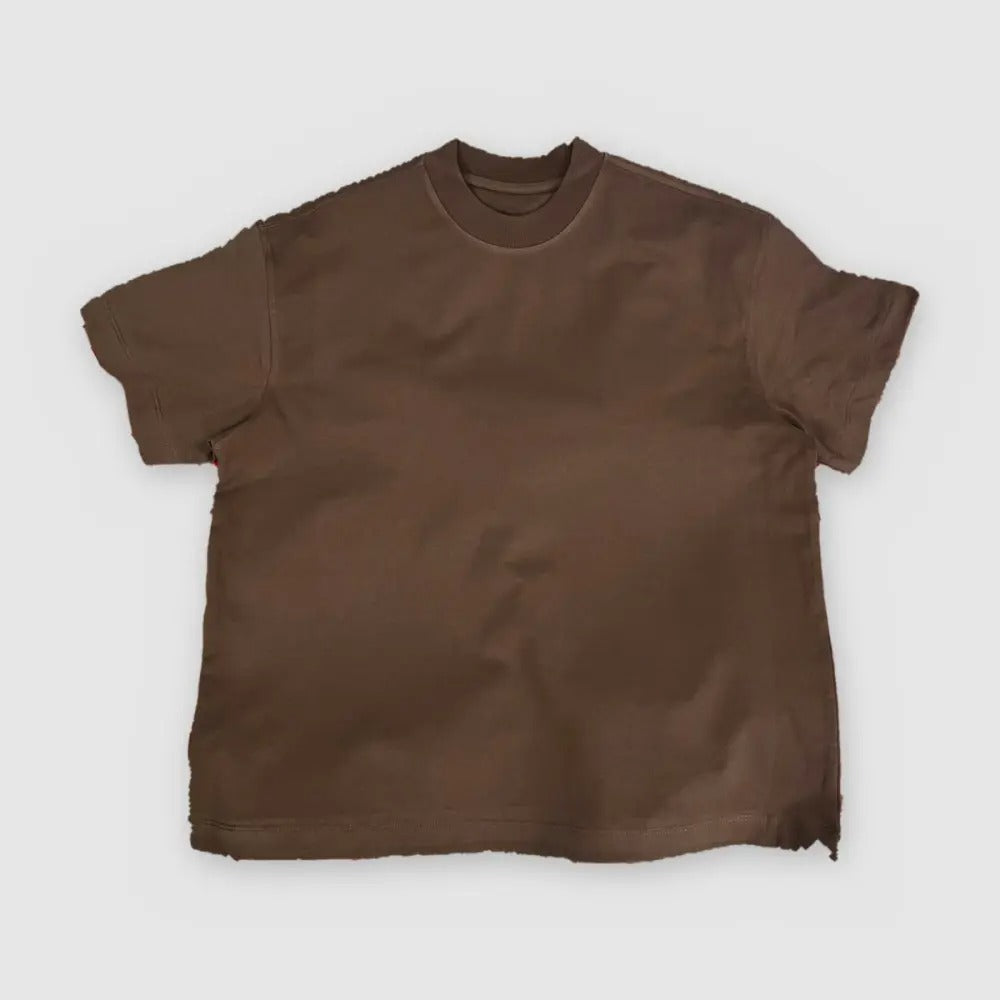Brown flat lay