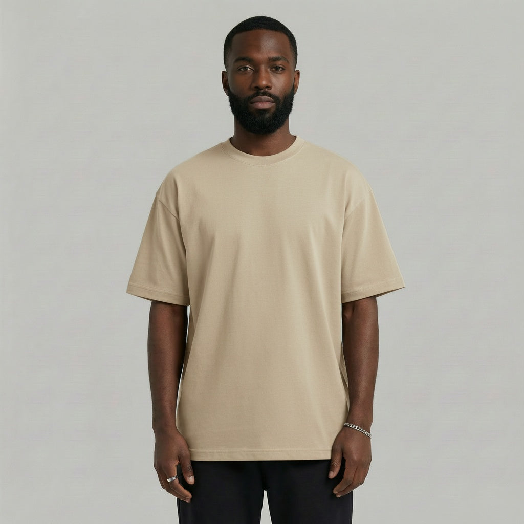 Oversized T-shirt - Beige