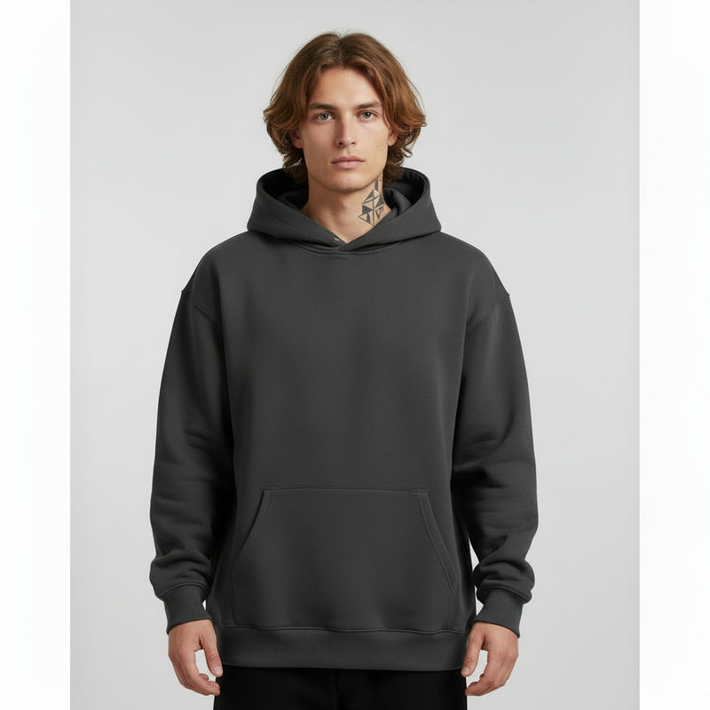 Dropshoulder Hoodie - Gray