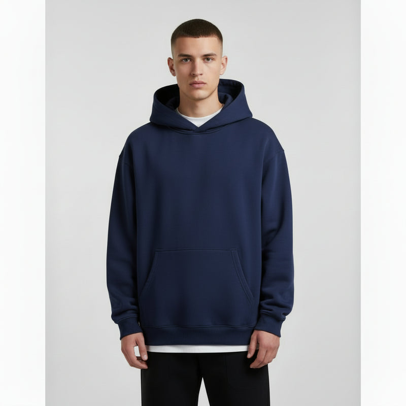 Dropshoulder Hoodie - Navy
