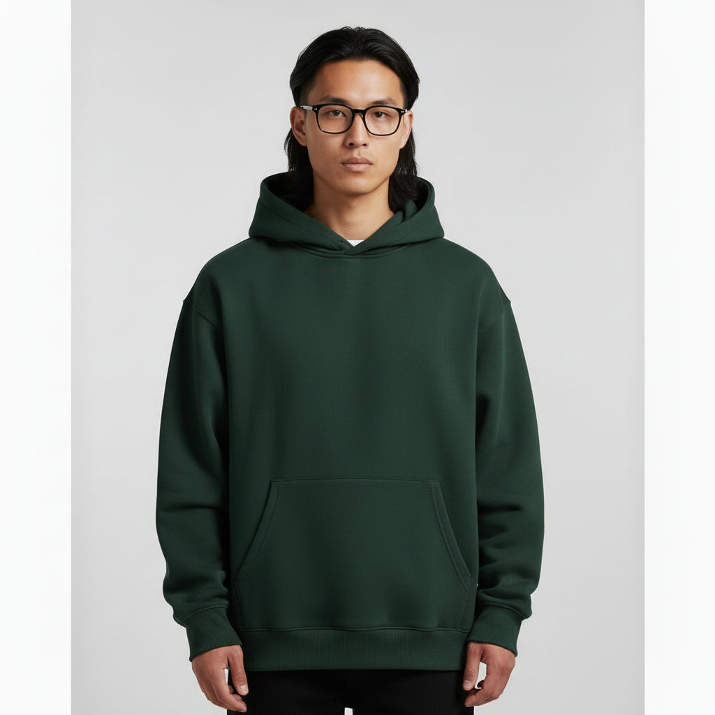 Dropshoulder Hoodie - Green