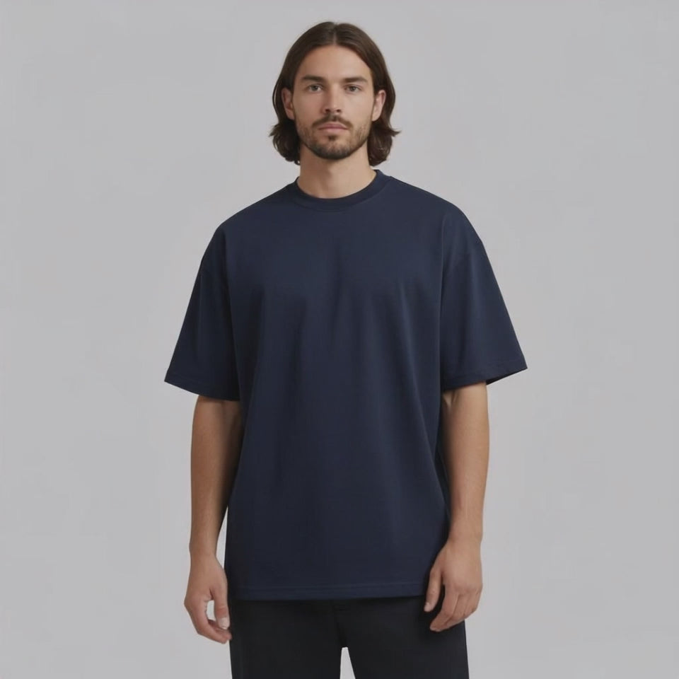 Oversized T-shirt  - Blue