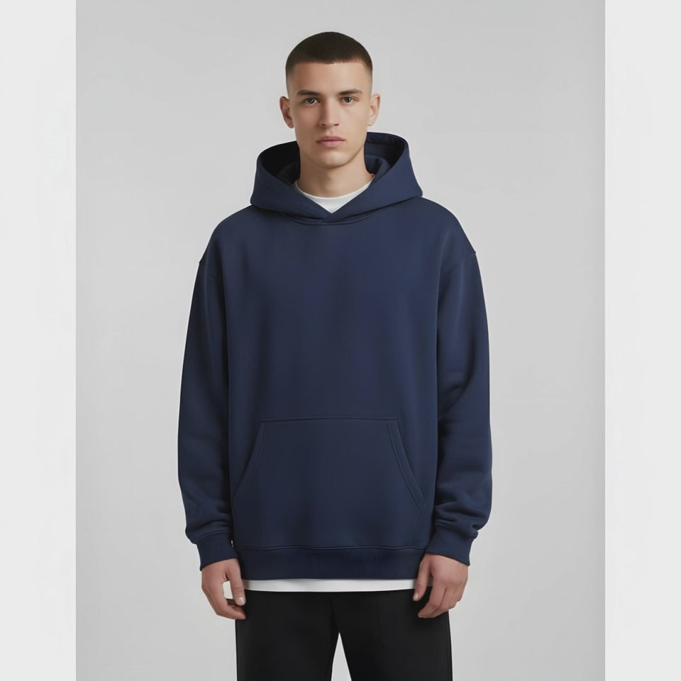 Dropshoulder Hoodie - Navy