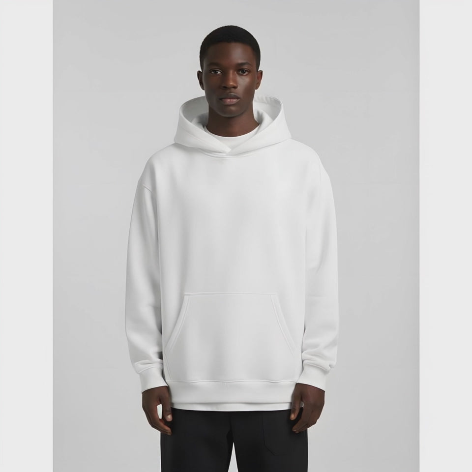 Dropshoulder Hoodie - White