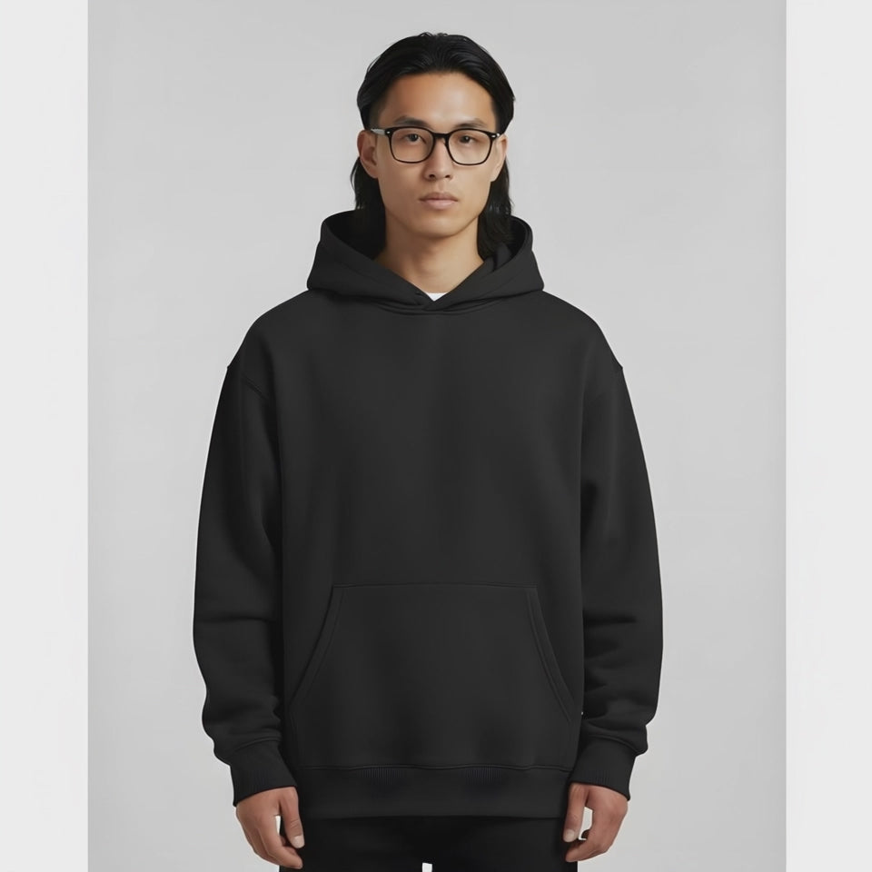 Dropshoulder Hoodie - Black