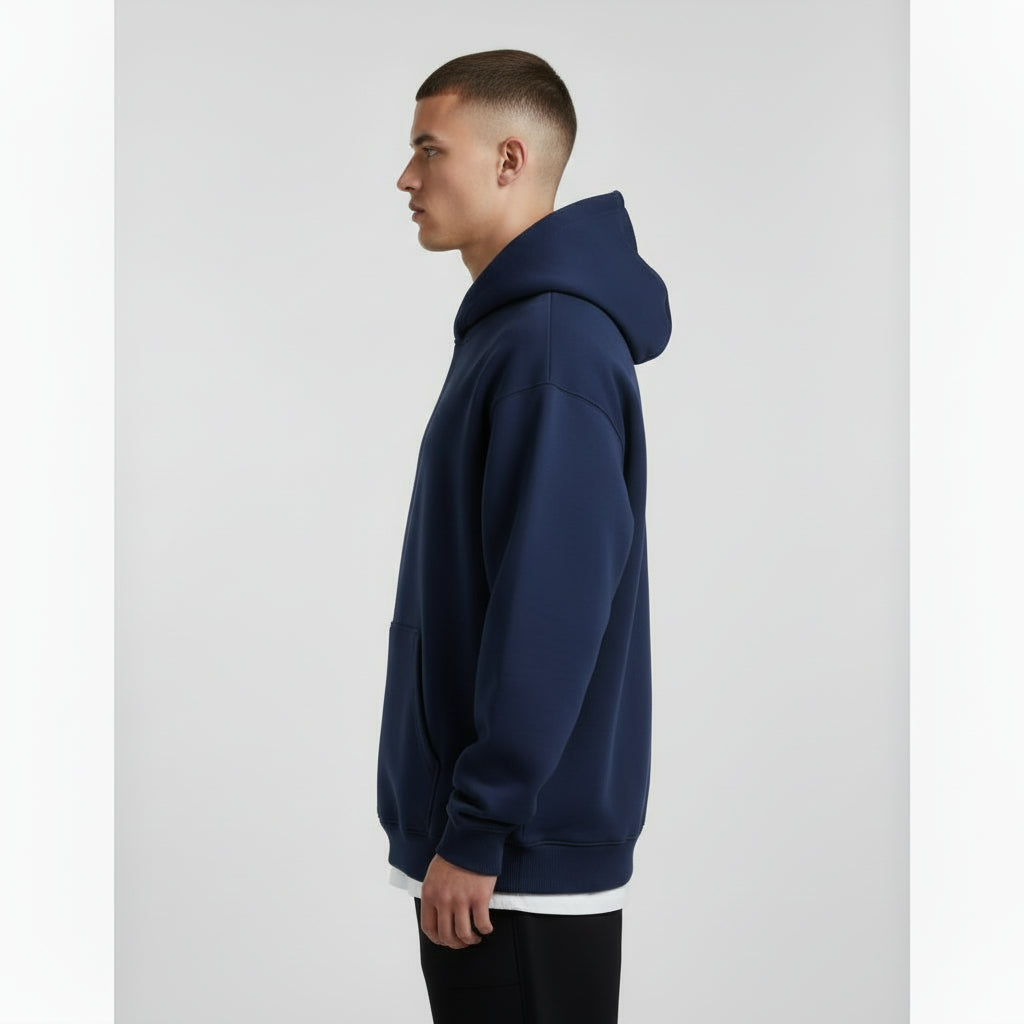 Dropshoulder Hoodie - Navy
