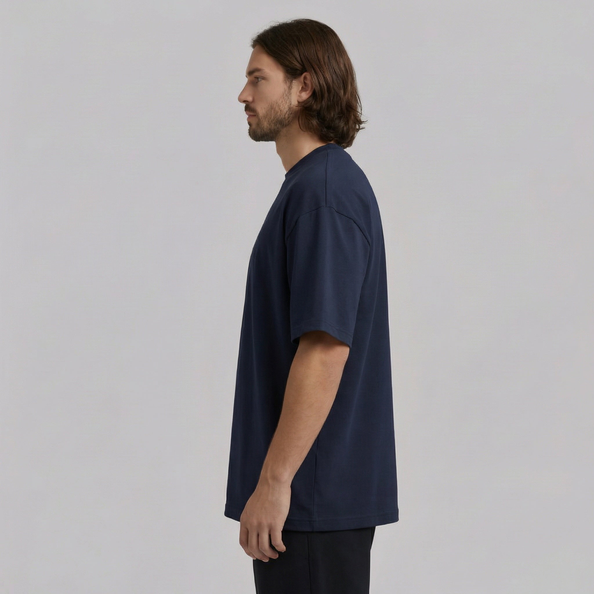 Oversized T-shirt  - Blue