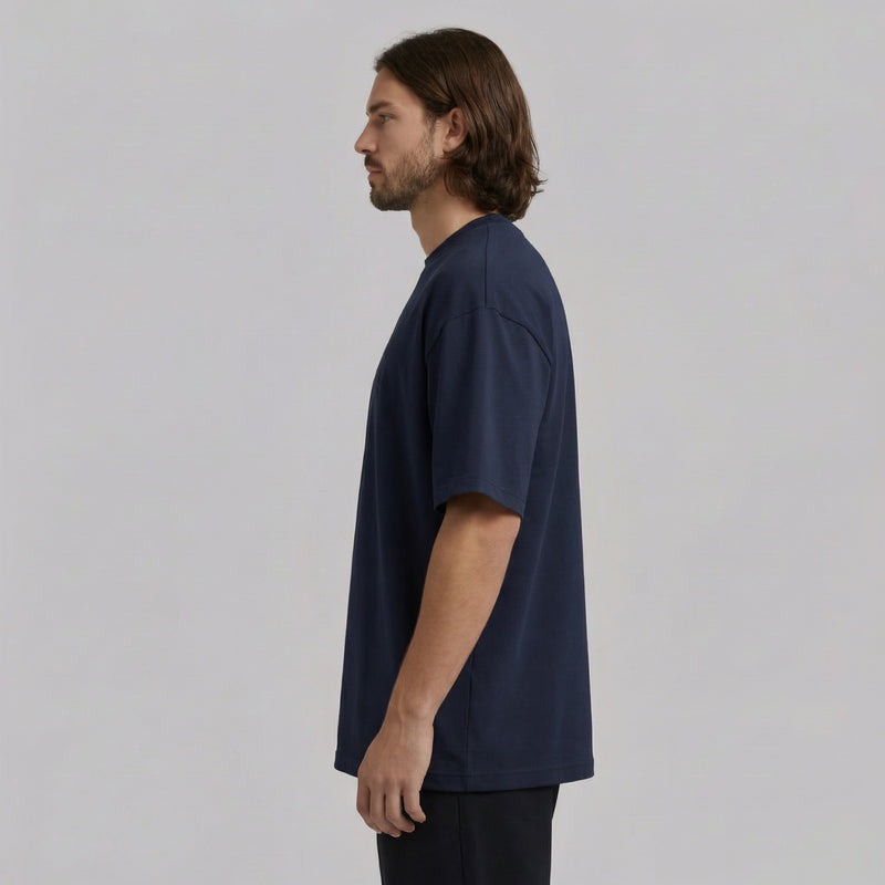Oversized T-shirt  - Blue