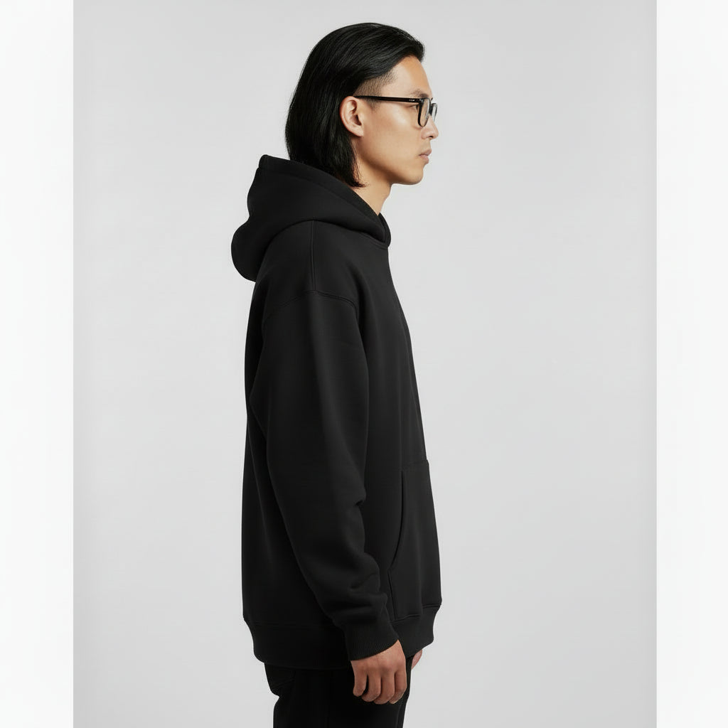 Dropshoulder Hoodie - Black