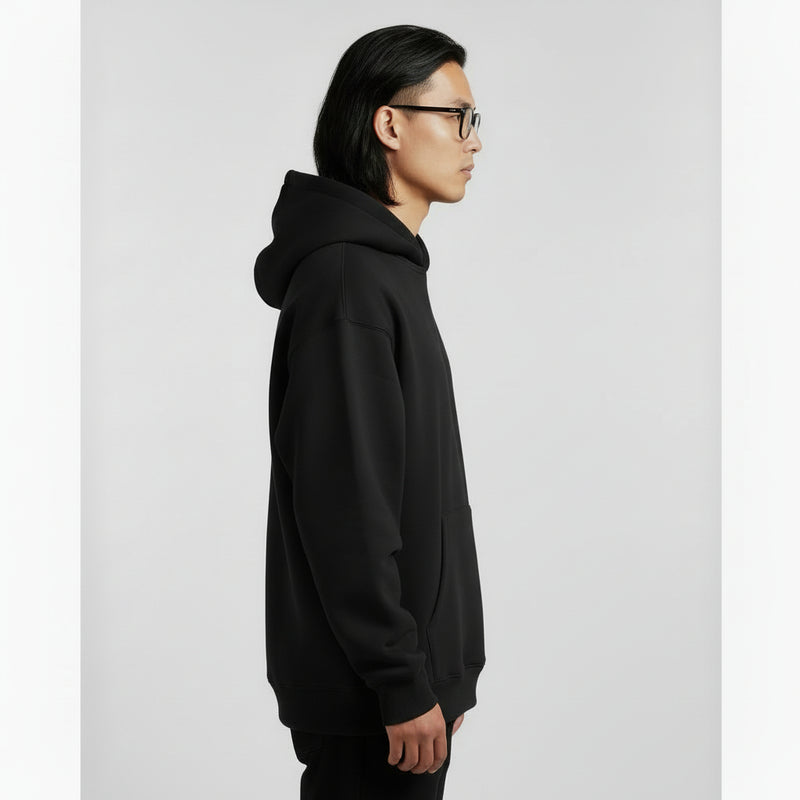 Dropshoulder Hoodie - Black