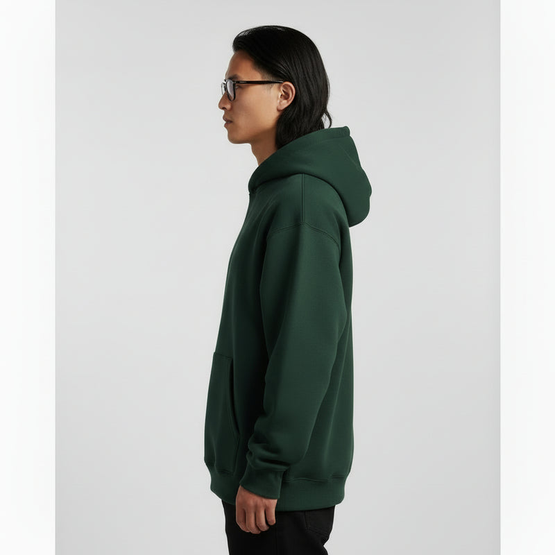 Dropshoulder Hoodie - Green