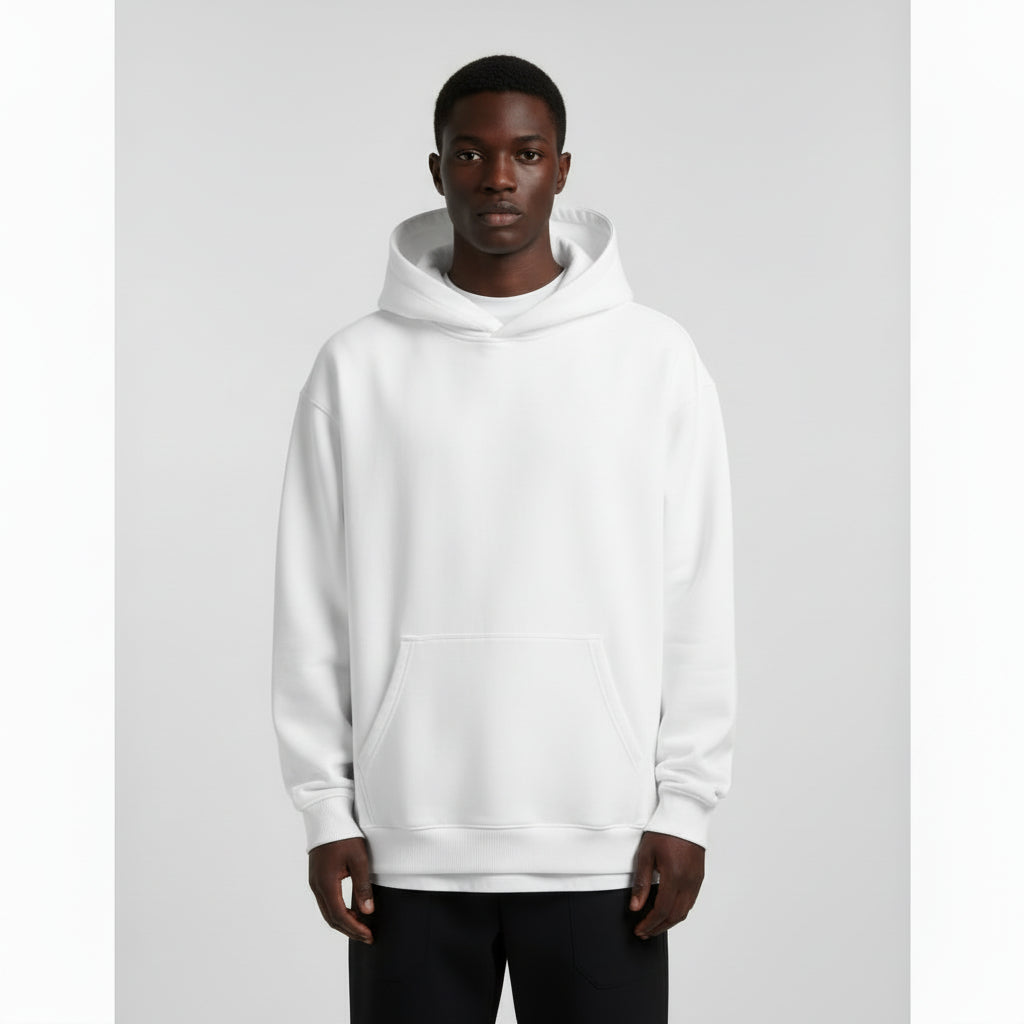 Dropshoulder Hoodie - White