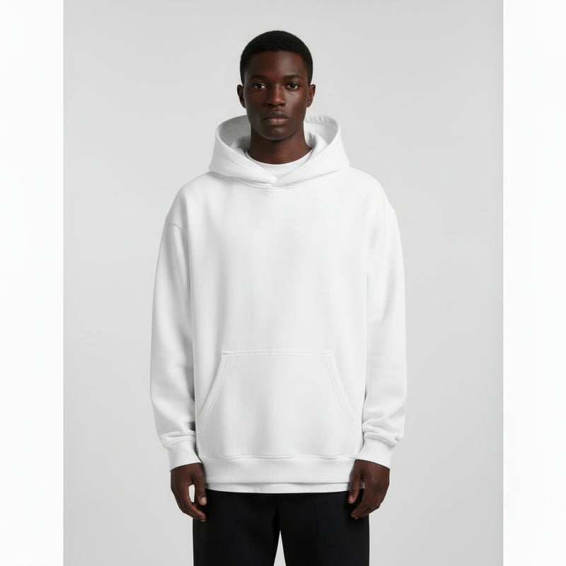 Dropshoulder Hoodie - White